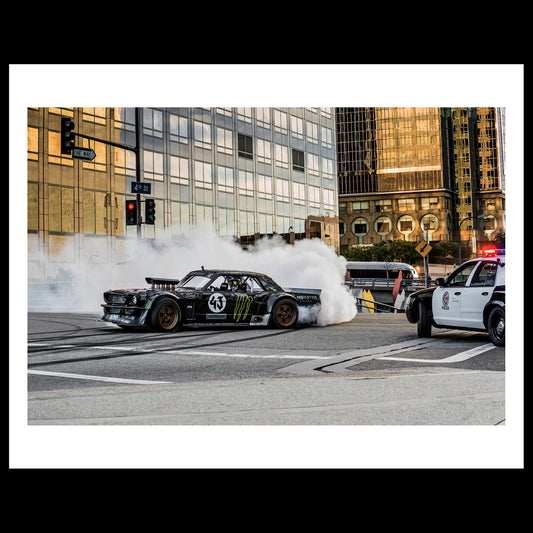 Ken Block Cop Car, LA. 2014